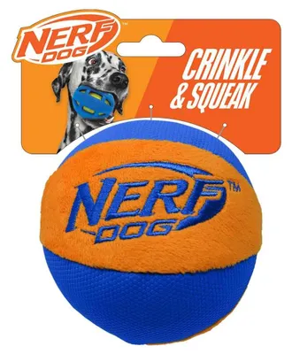 Produktbild von Nerf Dog Trackshot Ball Hundespielzeug mit interaktivem Quietscher und Crunch, l