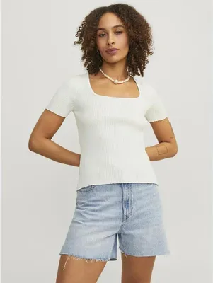 Produktbild von Jack & Jones Sky Jjxx Kurzarm-t-shirt Beige M Damen Beige M