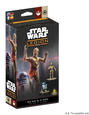 Produktbild von Star Wars Legion R2-D2 & C-3PO - Spiel-Zubehör- EN/FR/ES