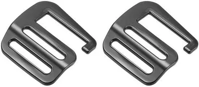 Productafbeelding van Dailygoods - 2 Stuks Metalen G-Haak Gespen voor Kleding en Handtassen
