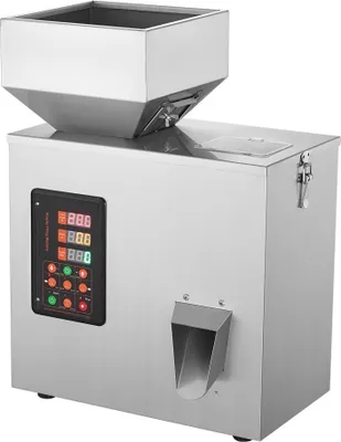 Image de Remplisseuse de poudre SM® - Machine intelligente de pesage et de remplissage de particules - Automatique - 1-200 g - Pour les graines de thé, les grains, la poudre, la farine, les haricots et les paillettes - Distributeur de particules de remplissage de sacs de bouteilles en poudre