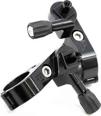 Produktbild von Paul Component Thumbie Microshift Daumenschalthebeladapter, 31.8mm, Paar, black