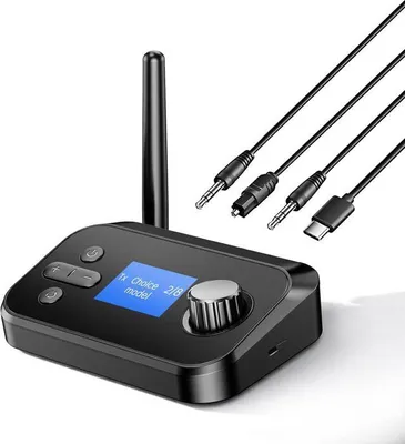 Produktbild von AK3046G Ultra Bluetooth-Transmitter für Fernseher, Bluetooth-Adapter für HiFi-Anlagen, Bluetooth-Audio-Transmitter-Receiver mit Opti