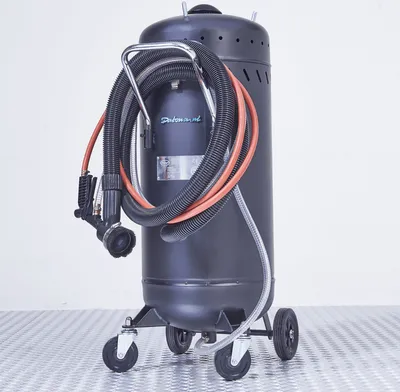 Produktbild von Datona Mobiles Sandstrahlgerät mit Absaugung - 80L Sandstrahlkessel zum Entfernen von Rost, Lack & Farbe - Inklusive Zubehör