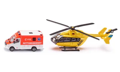 Zdjęcie produktu dla SIKU 1850 - czerwony - biały - żółty - model helikoptera - 250 mm - 61 mm - 75 mm - 2 szt