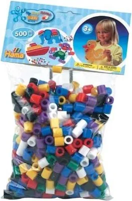 Zdjęcie produktu dla Hama Beads 8470, Zestaw artystyczny dla dzieci, 3 lat(a), PCW, Wielobarwny, 500 szt.