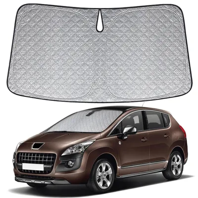 Obrázek produktu pro Přední sklo, sluneční clona, autoklimatizace, skládací clona na čelní sklo pro Peugeot 3008 T84, modely 2008-2016, ochrana proti UV záření