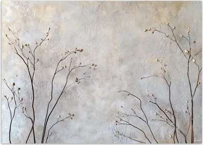 Immagine prodotto di Murale XXL rami di piante germogli carta da parati per pareti 400x280 cm colore Grigio tema Natura e botanica