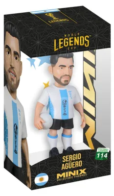Zdjęcie produktu dla MINIX Football Legends: Legendy Mistrzostw Świata – Argentyna – AGUERO