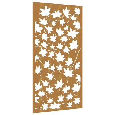 Obrázek produktu pro Zahradní nástěnná dekorace 105 x 55 cm corten Javorový list