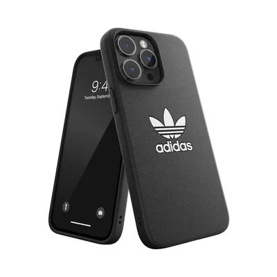 Image de Étui pour téléphone portable iPhone 14 Pro Max Adidas noir logo plastique 50180