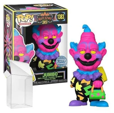 Obrázek produktu pro Funko Pop! Killer Klowns – Jumbo #1383 (Black Light) – exkluzivní speciální edice