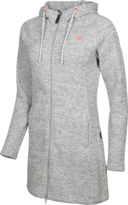 Produktbild von ELKLINE DURCHGEWÄRMT Damen Fleecejacke mit Kapuze, Größe:40, Farbe:White
