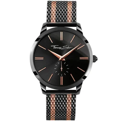 Produktbild von Thomas Sabo Herren Armbanduhr Analog Quarz Edelstahl WA0282-285-203-42 mm