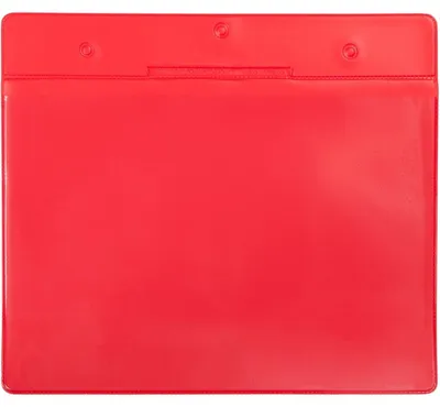 Produktbild von Tarifold Sichttasche Für Papierformat: DIN A5 quer Werkstoff: PVC Farbe: rot