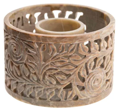 Produktbild von Räucherschale Smudge Bowl 11,5 cm Speckstein handgeschnitzt