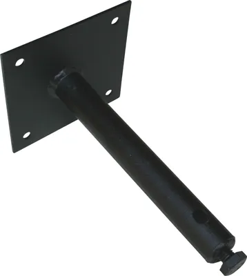 Produktbild von Seitlicher Träger für Wetterfahnen, Windfahnenhalter, Halterung aus Metall, schwarz