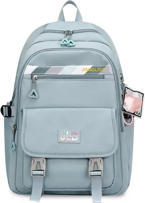 Produktbild von Rucksack für Kinder, Schulrucksack für Jungen und Mädchen – Wasserdichter Nylon-Rucksack für Schule und Reisen – Leichter und bequemer Tagesrucksack