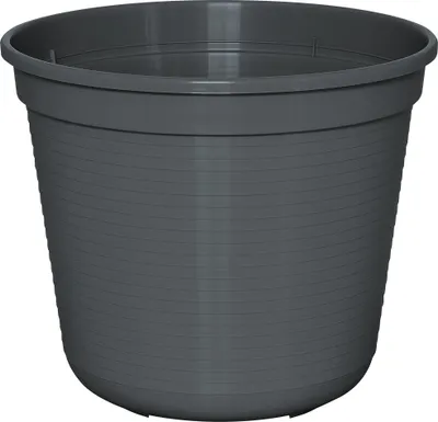 Produktbild von Geli Blumentopf STANDARD Anthrazit Ø 32 cm - Kunststoff