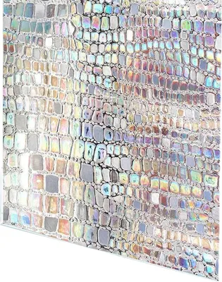 Produktbild von 1 Rolle Fensterfolie, bunt, Regenbogen, Sichtschutzfolie, UV-Schutz, Glasaufkleber für Zuhause, Badezimmertür