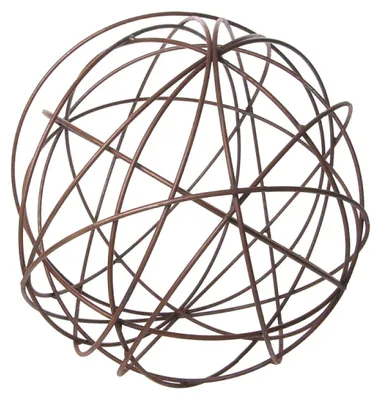 Produktbild von Drahtkugel, Gartenkugel aus Rundeisen 50cm Naturrost