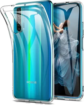 Produktbild von Conie Silikon Schutzhülle für Honor 20 Pro Tasche klar Case Cover Bumper Hülle durchsichtig in transparent