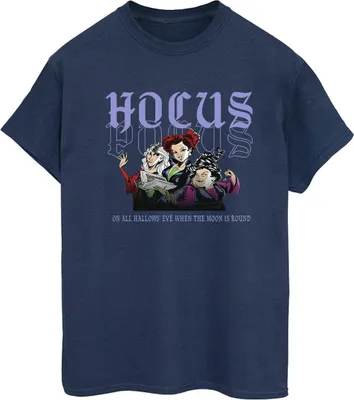 Produktbild von Disney - "Hocus Pocus Hallows Eve" T-Shirt für Damen BI20247 (XL) (Marineblau)