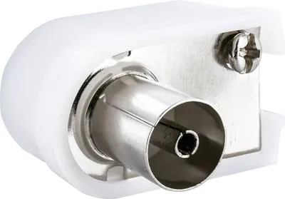 Produktbild von Schwaiger WST20 532, F-Typ, F, Weiblich, 90°, Weiß