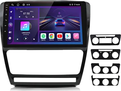 Obrázok produktu pre 4+64G Für Skoda Octavia 2008-2013 Android12 android Auto radio GPS Navi BT WiFi DAB carplay SWC FM