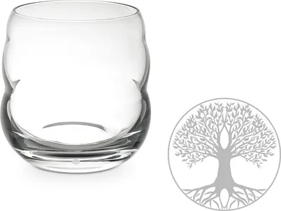 Produktbild von Trinkglas Mythos Lasergravur - Baum des Lebens 0,25l - bleifreies Glas