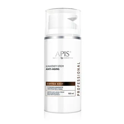 Produktbild von Apis – Coffee Shot – Anti-Aging Kaffee-Gesichtscreme mit Koffeinsäure und Mohnsamenextrakt 100 ml