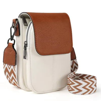 Produktbild von Umhängetasche Damen Handy Crossbody Bag Handytasche zum Umhängen Damen Klein Ciryrucksack damen für Pendeln Reise Campus Sport Rucksäcke(weiß)