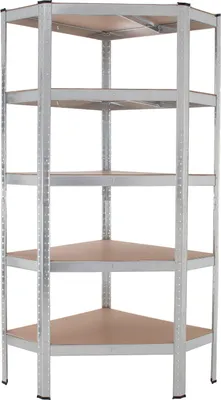 Produktbild von Eckregal 180x75x30 cm  Schwerlastregal Steckregal Lagerregal Kellerregal 875 kg Traglast