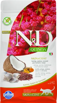Produktbild von Farmina Pet Food N&D Quinoa, Hering, 1,5 kg, Getreidefrei, Gluten-frei, Antioxidantien enthalten