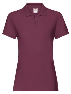 Produktbild von Fruit of the Loom - "Premium" Poloshirt für Damen LT1877 (XL) (Burgunderrot)