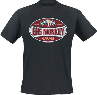Produktbild von Gas Monkey Garage T-Shirt Herren Since 2004 Label schwarz XXL