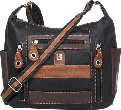 Image de Grand sac à bandoulière Charm&Shape pour femme Choco