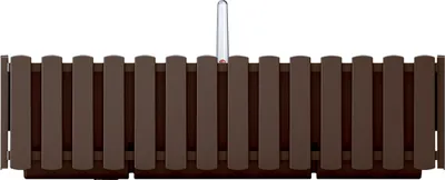 Produktbild von nabbi Selbstbewässernder Kunststoff-Balkonpflanzentopf DDEF600W 58 cm - braun