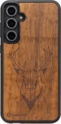 Produktbild von Bewood Holzhülle für Samsung Galaxy S23 FE DEER IMBUIA