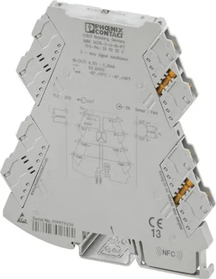 Produktbild von PHOENIX CONTACT 3-Wege-Trennverstärker Phoenix Contact MINI MCR-2-I-I-PT 2901999 1 St.