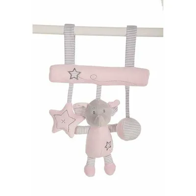 Immagine prodotto di Elefante di peluche appendiabiti rosa 25 cm