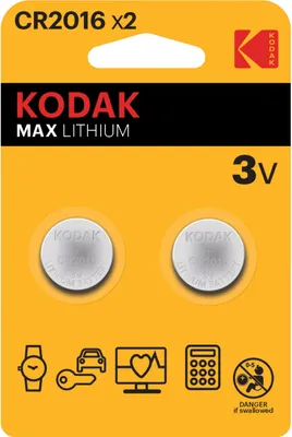 Zdjęcie produktu dla Kodak Baterie Cr2016 Litowa 2 Szt.