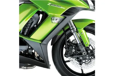 Produktbild von PUIG 6423N Verlängerung des vorderen Schutzblechs  passend fuer KAWASAKI Z1000SX Schwarz