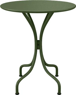 Produktbild von Runder Metall-Gartentisch, Durchmesser 60 cm – Kaki – MIRMANDE