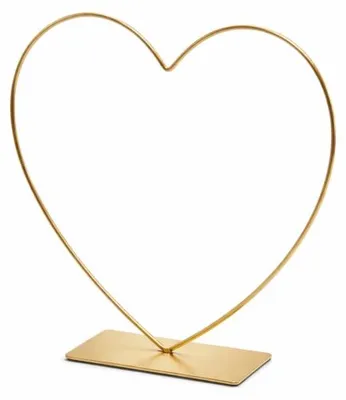 Productafbeelding van Decoratie Hart Frame Goudkleurig 39 Cm