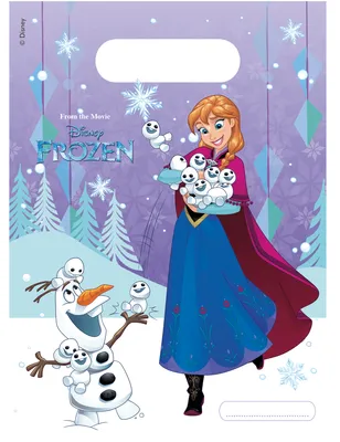 Produktbild von Disney Frozen - Die Eiskönigin Geschenktüten Lizenzware 6 Stück bunt 16,5x23cm