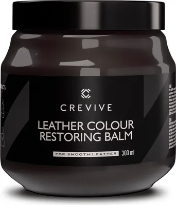 Produktbild von CREVIVE Leder Reparatur Balsam Dunkelbraun 300 ml - Lederfarbe, Lederpflege, Leder Farbauffrischung