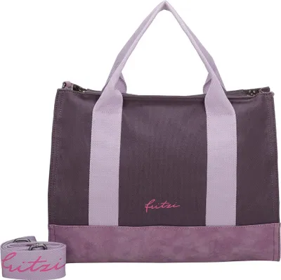 Image de Fritzi aus Preußen sac à épaule Canvas Tote Bag Plumy pourpre