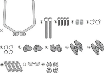 Immagine prodotto di Supporto parabrezza KAPPA per Ducati Scrambler 400/800 (15-19)