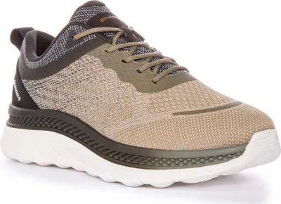 Produktbild von Geox Herren Intrepid Metropolitan Sneakers in Salbeigrün – 7 Großbritannien - 41 EU - 8 US / Salbeigrün